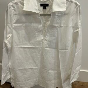J. Crew Women’s White Pullover Shirt size S